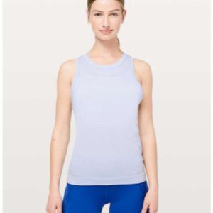 Lululemon Swiftly Breeze Tank Relaxed Fit in Serene Blue/light lavender